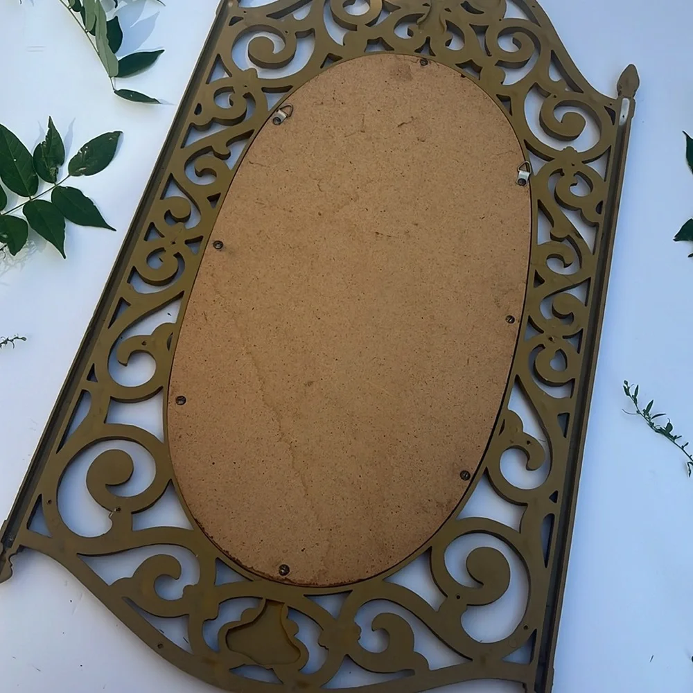 Vintage Ornate Gold Mirror